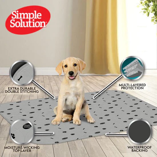 Simple Solution tvättbar kissmatta 76 x 81 cm 2 st