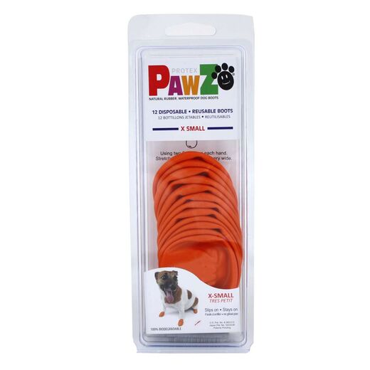 Pawz skyddstossor för hund XS 5 cm 12 st