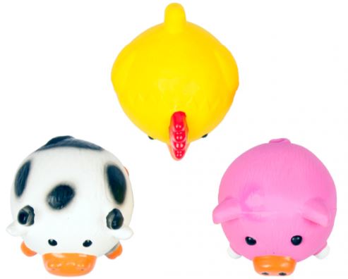 Duvo+ latexboll bondgårdsdjur för hundar