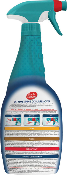 Simple Solution Extreme fläck- och luktborttagningsmedel för hundar 945 ml