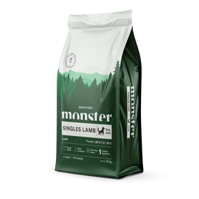 Monster Dog Grain Free Singles Lamb