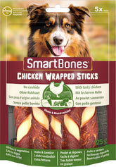 SmartBones kyckling wrapped sticks 5 st 125 g för hundar