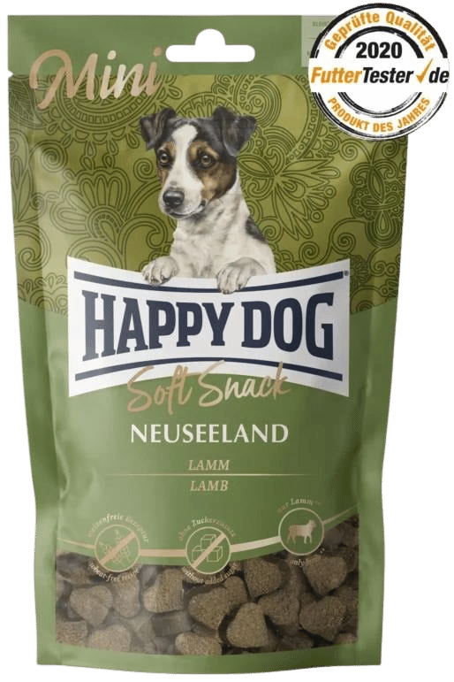 Happy Dog Soft Snack Mini New Zealand pehme maius lambaliha ja riisiga väikestele koertele 100 g