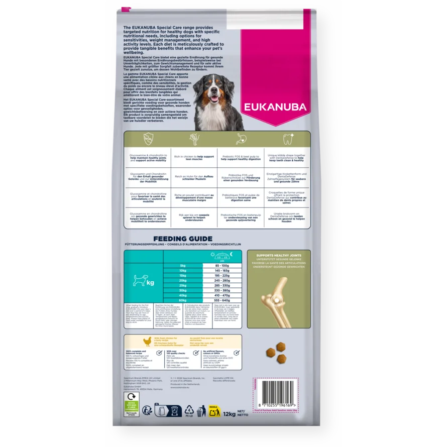 Eukanuba Special Care Sensitive Joints Adult Torrfoder för hund 12 kg