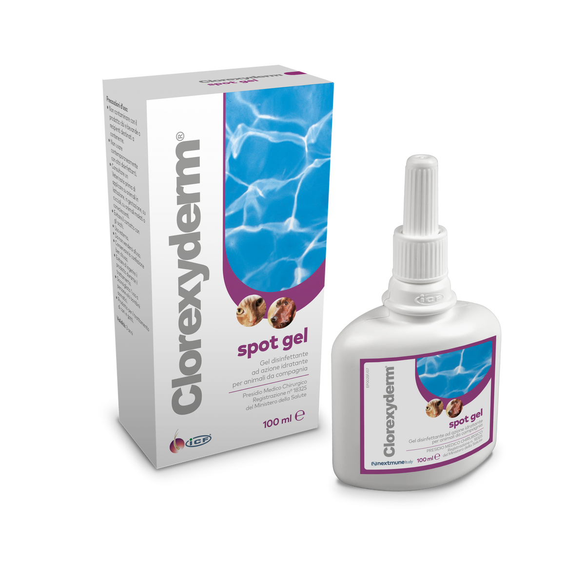 Clorexyderm Spot Gel for cats and dogs 100 ml