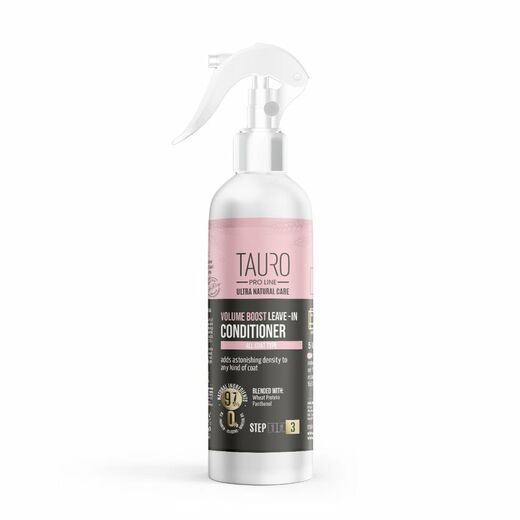 Tauro Pro Line Natural Care Volume Boost Leave-In karvale jäetav palsam koertele ja kassidele 250 ml