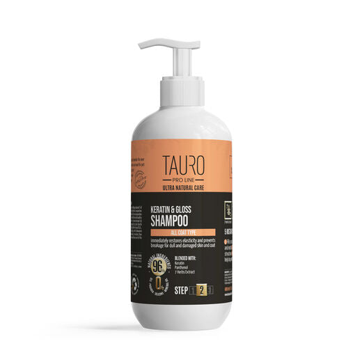 Tauro Pro Line Natural Care Keratin & Gloss Schampo 400ml