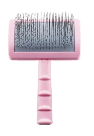 Tauro Pro Line Plastic rake S, 25mm spikes, pink