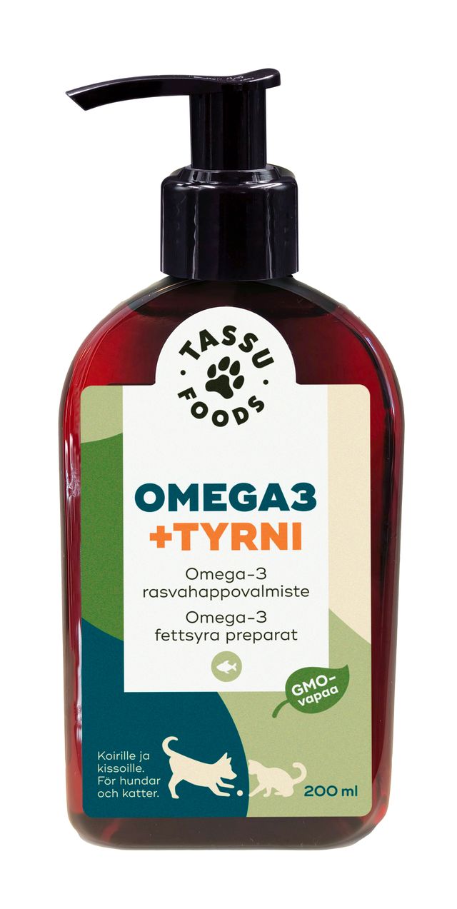 Tassu Foods Omega-3 + havtorn för hund och katt