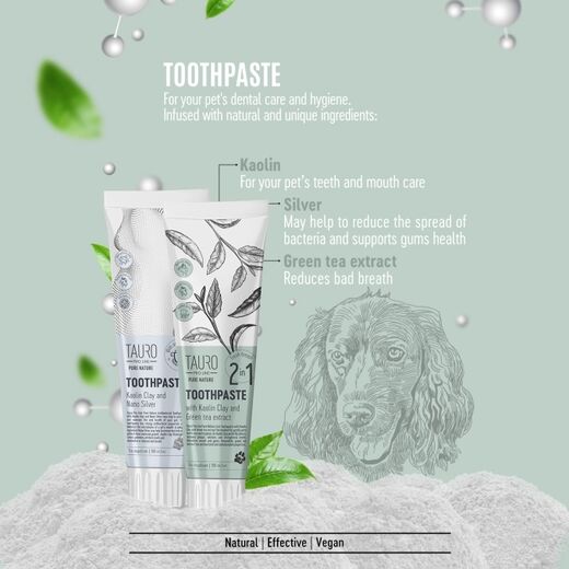 Tauro Pro Line Pure Nature tandkräm med grönt te-extrakt 100 ml