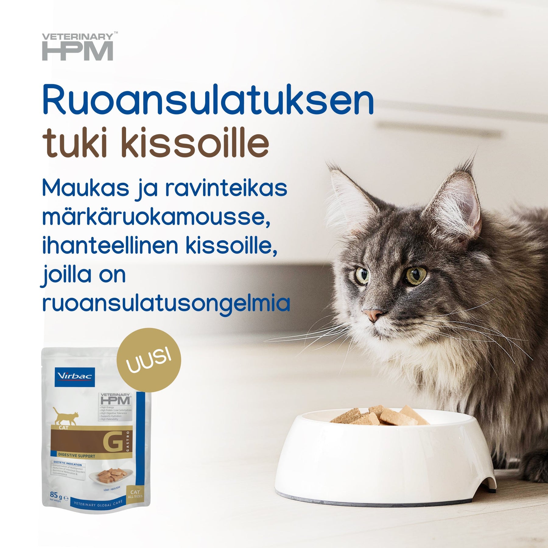 Virbac Digestive Loaf våtfoder för katt 85 g PROVFÖRPACKNING