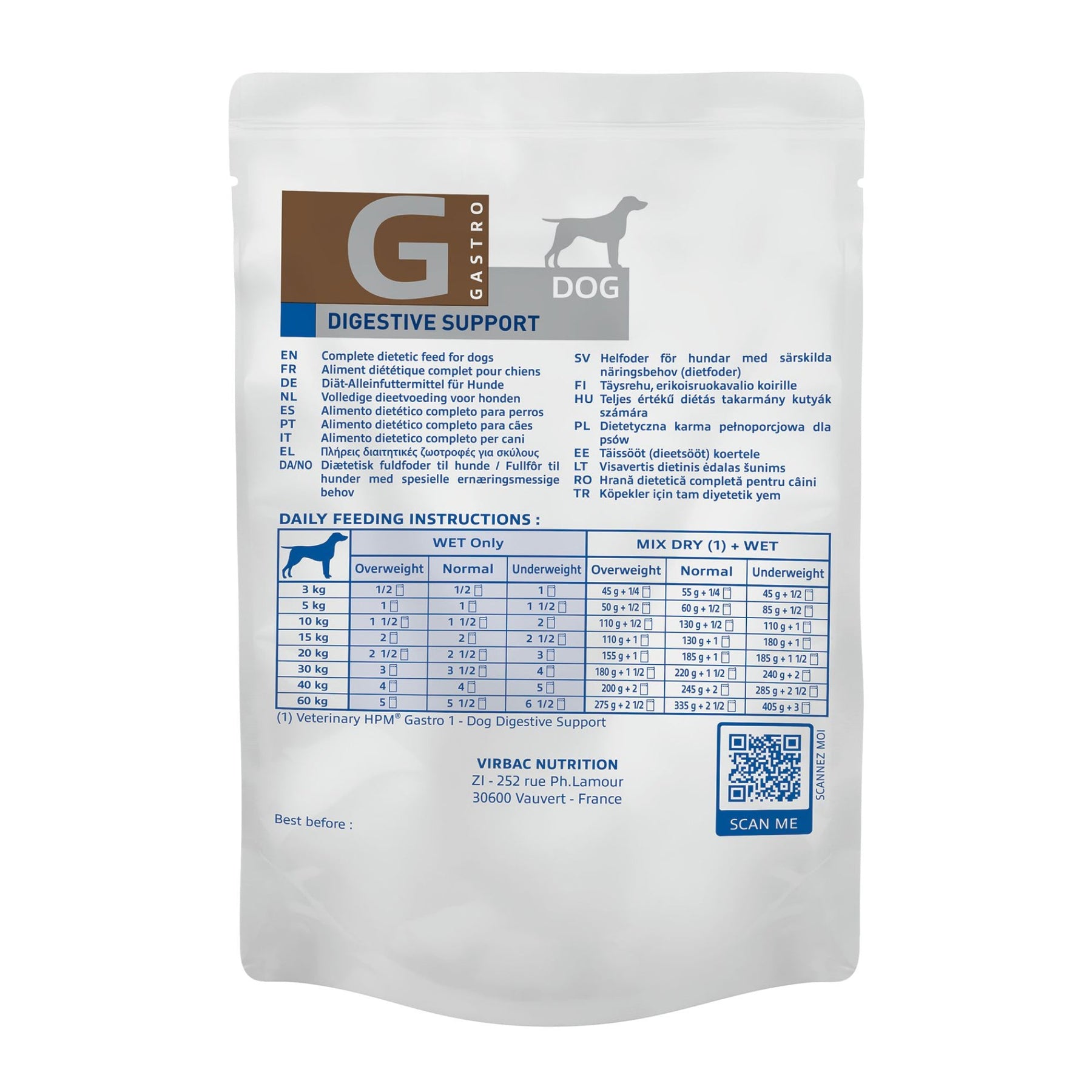 Virbac Veterinary HPM Digestive Loaf våtfoder för hund 300 g