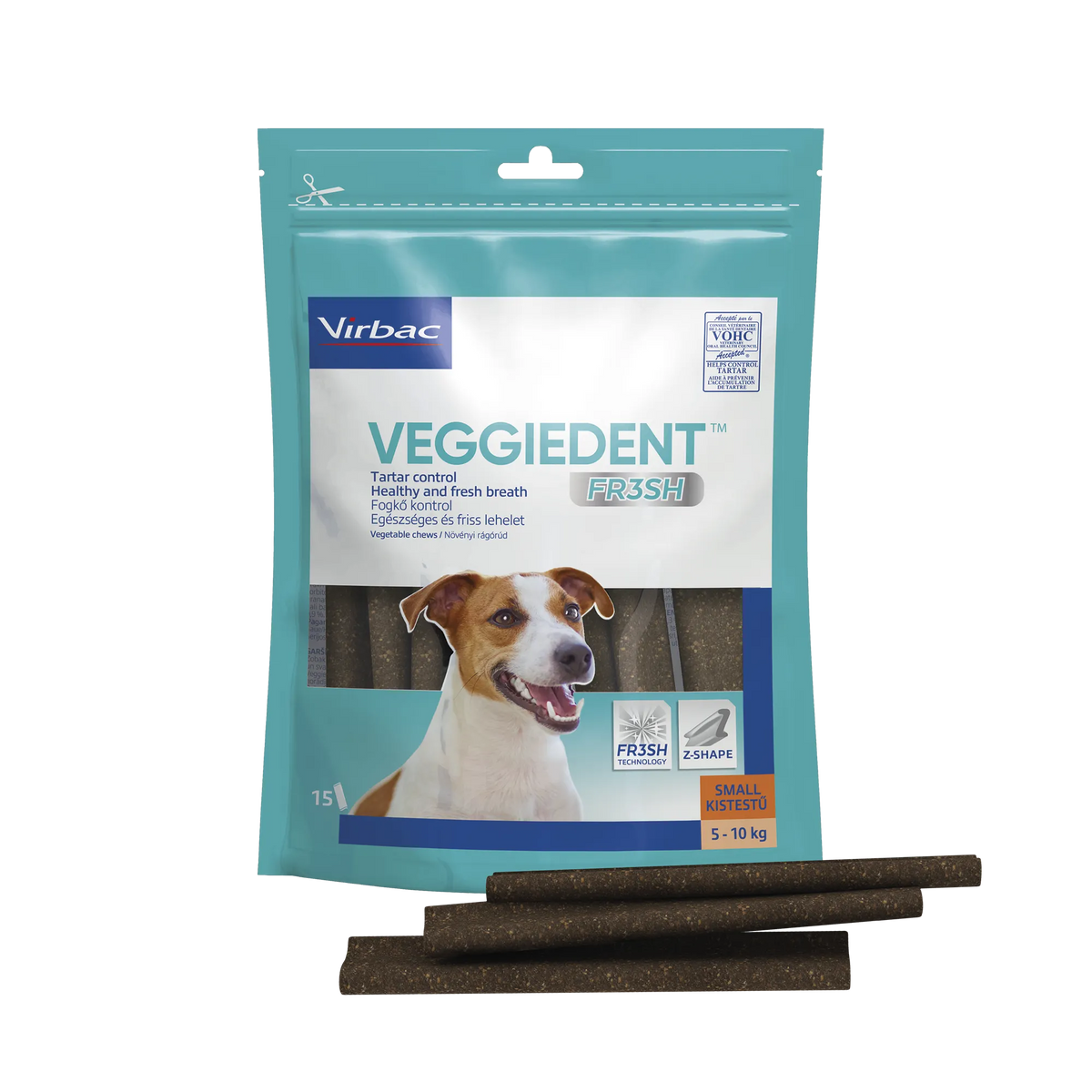 Virbac VeggieDent FR3SH® dentaltugg för hund 5-10 kg