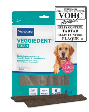 Virbac VeggieDent FR3SH® dentaltugg för hund >30 kg