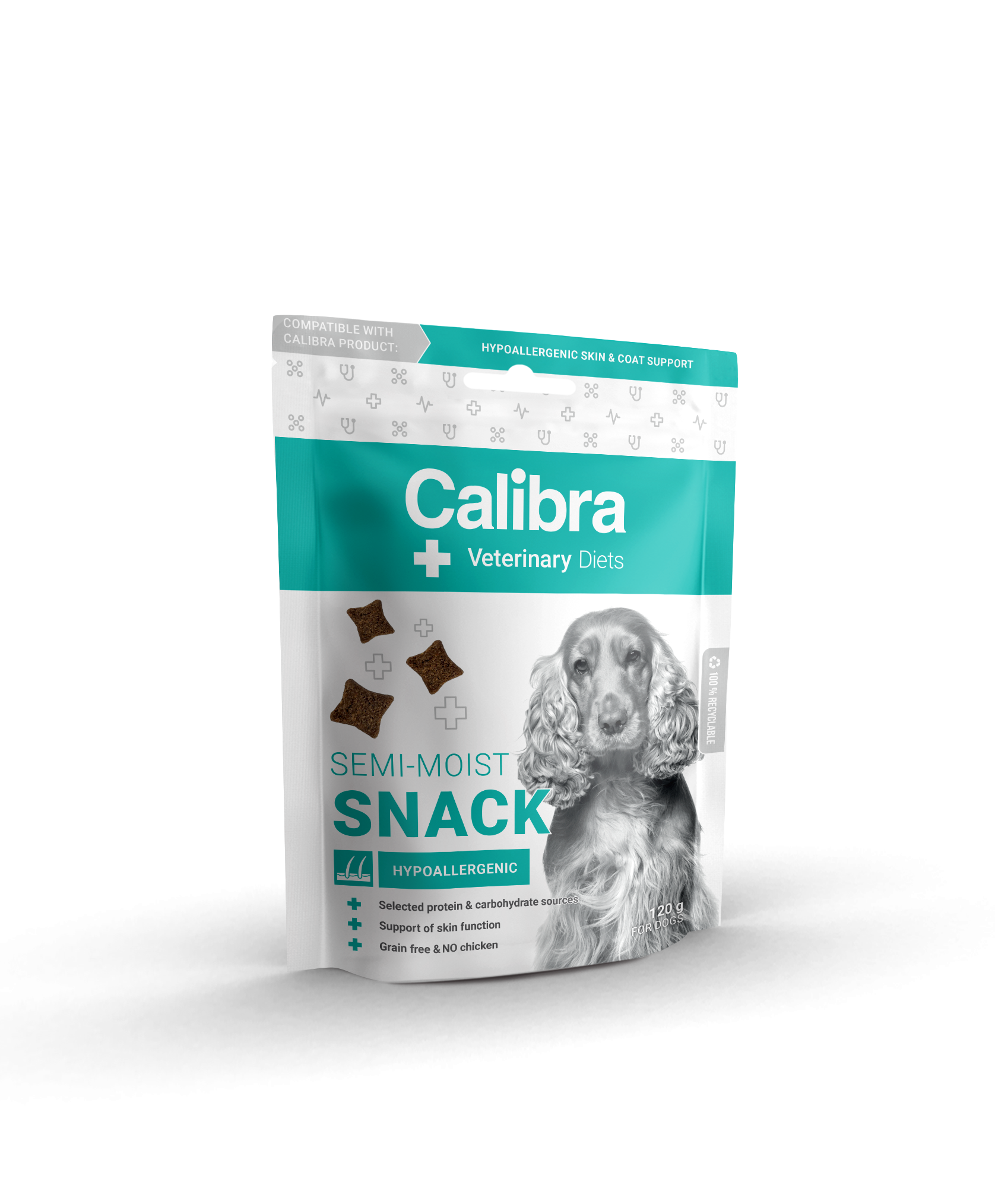 Calibra Veterinary Diet Semi-Moist Snack Hypoallergenic 6 x 120 g för hundar