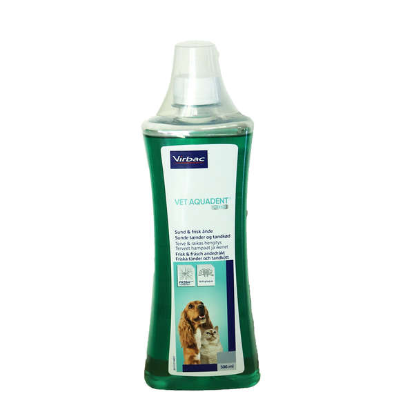 Vet Aquadent FR3SH anti-placklösning för hund och katt 500 ml