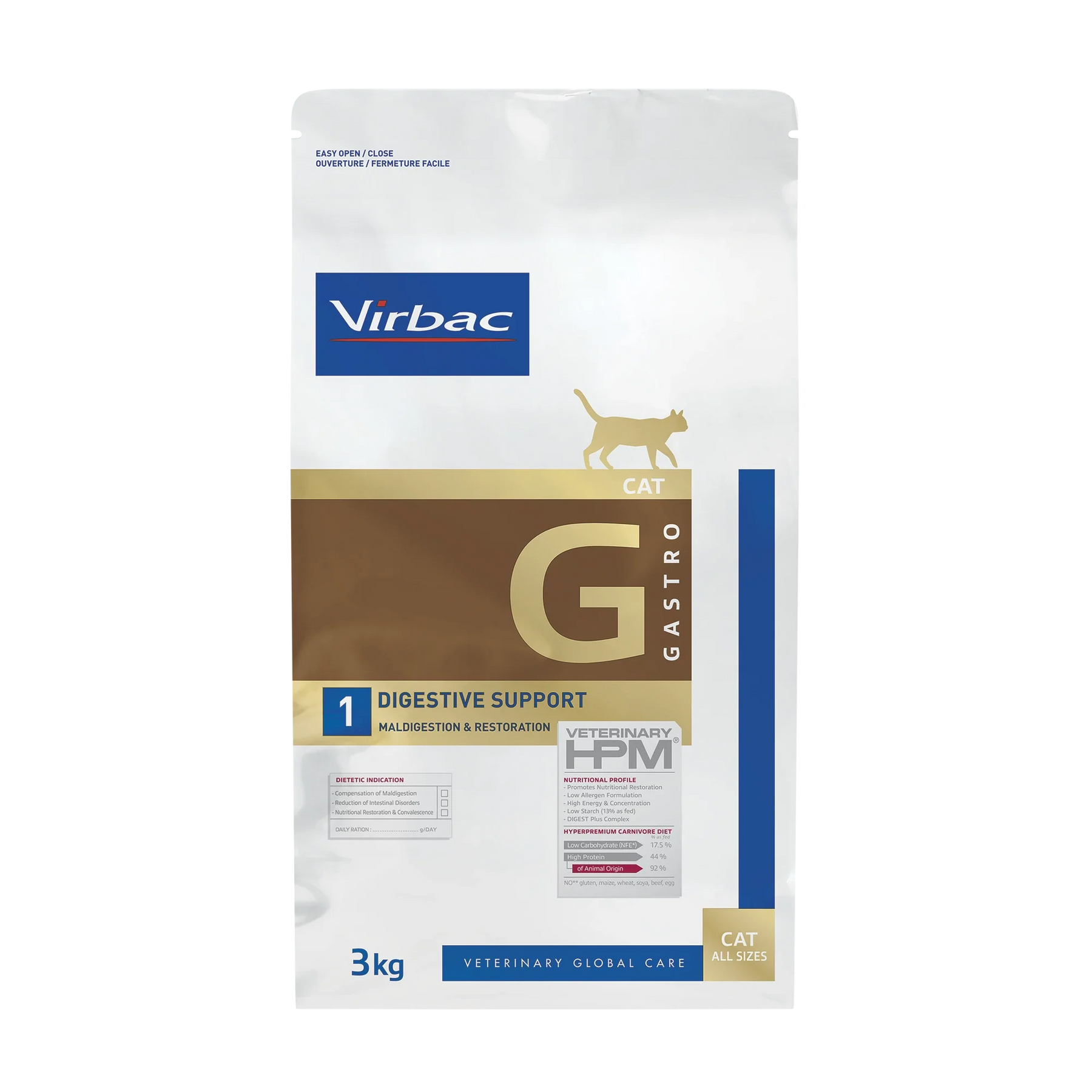 Virbac Digestive Support torrfoder för katt 3 kg