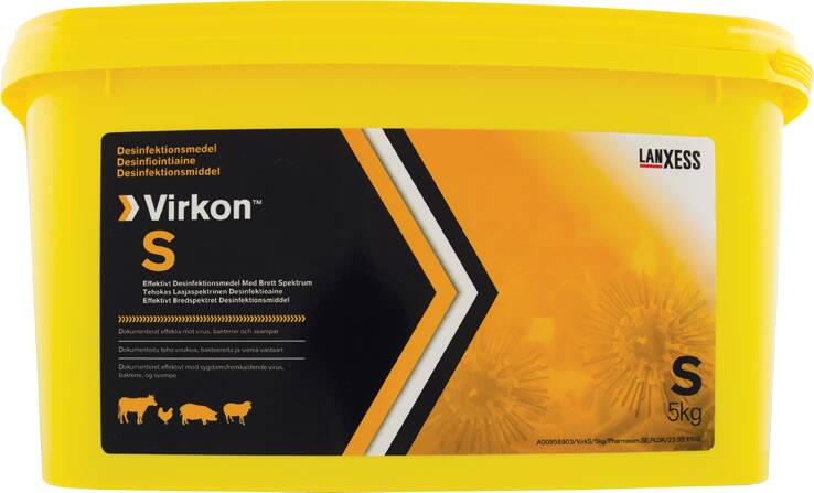Virkon S tvätt- och desinfektionspulver