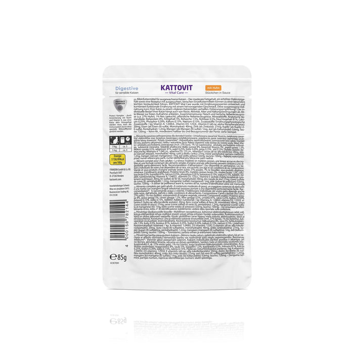 Kattovit Vital Care Digestive with Chicken for cats 24 x 85 g
