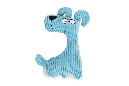 Beeztees LUZ soonikmustriga sinine mänguasi koertele 23 cm