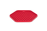 Beeztees LickMat Hexagon Red 23 x 20 cm