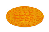 Beeztees LickMat Sunflower slickmatta orange 30 cm för hundar