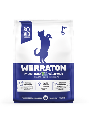 Werraton blåbär hundmellanmål 450 g
