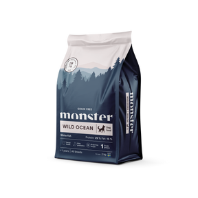 Monster Dog Grain Free Wild Ocean White Fish 2 kg för hundar