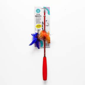 Yugie Toys Kattspö 99 cm med 2 Feathery-beten