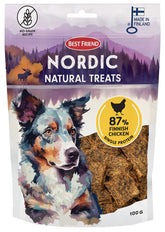 Best Friend Nordic Natural Treats kyckling för hundar 100 g