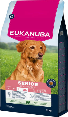 Eukanuba Senior Large Lamb & Rice lamba ja riisiga kuivtoit suurt tõugu eakatele koertele 12 kg