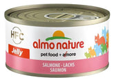 Almo Nature HFC Jelly Lax 24 x 70 g våtfoder för katter