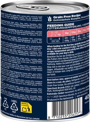 Eukanuba wet food senior turkey with carrots för hund 400 g