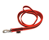 D&C Supergrip Reflect koppel med BGB-hake 2 m neonorange för hundar