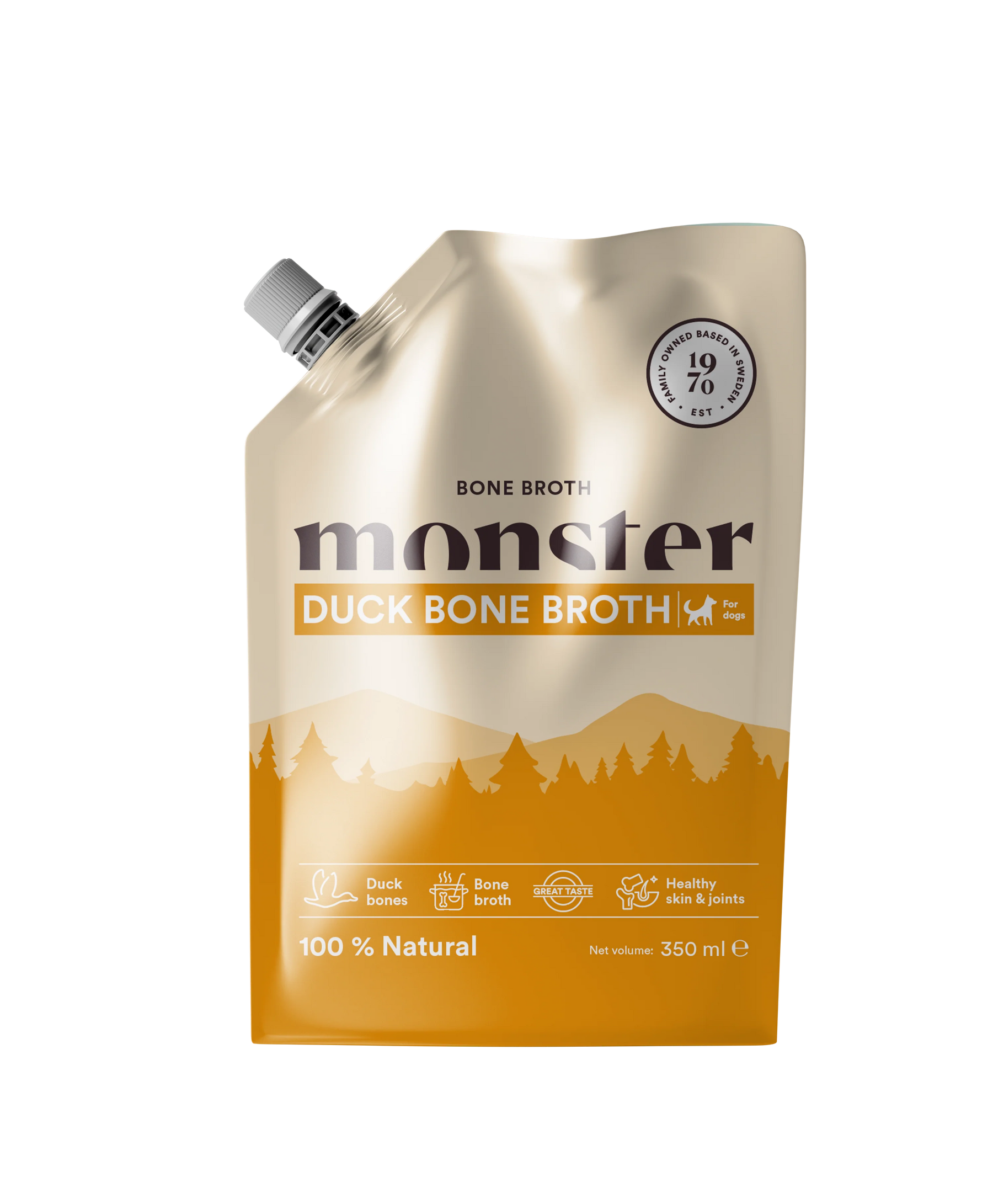 Monster Bone Broth Anka benbuljong för hundar