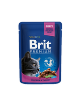 Brit Premium Cat Pouches Chicken & Turkey 100 g