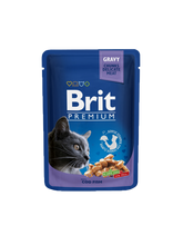 Brit Premium Portionspåsar med Torsk i Sås för katter 24 x 100 g