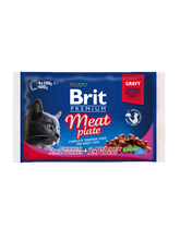 Brit Premium Köttmultipack för katter 4 x 100 g