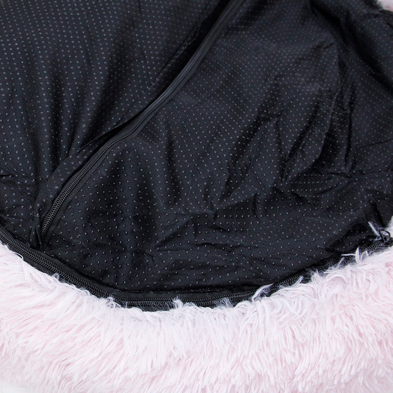 Brava Fluffy lugnande bädd rosa storlek L