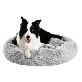 Brava Fluffy lugnande bädd ljusgrå storlek S