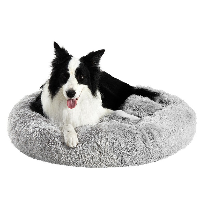 Brava Fluffy lugnande bädd ljusgrå storlek S