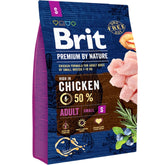 Brit Premium by Nature Adult S 3 kg för hundar