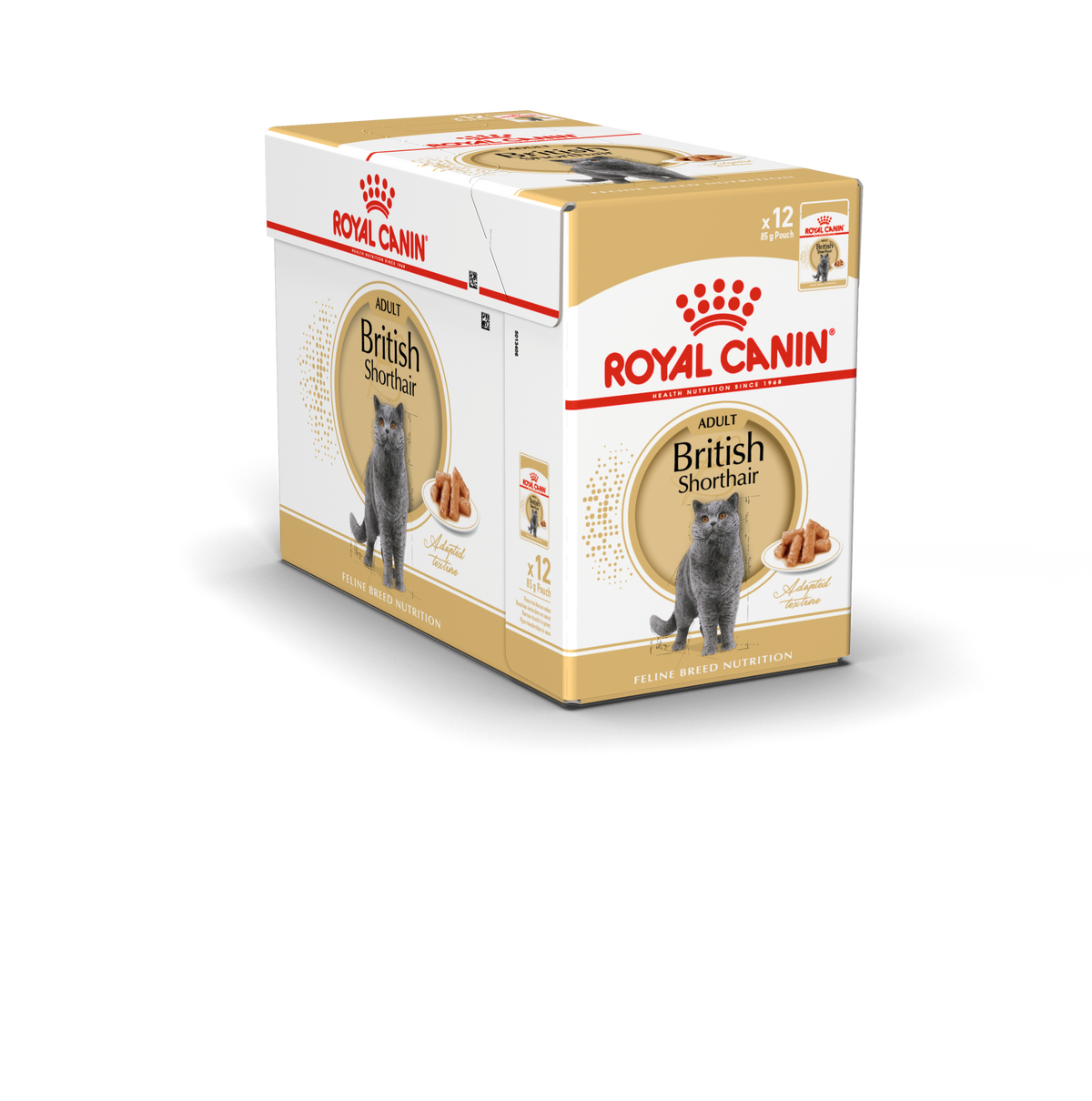 Royal Canin British Shorthair Adult våtfoder i sås 12 x 85 g för katter