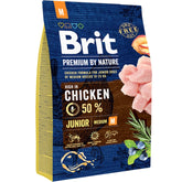 Brit Premium by Nature Junior M 3 kg för hundar