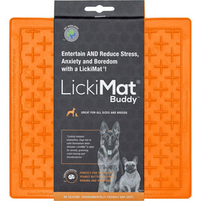 LickiMat Buddy orange 20 x 20 cm