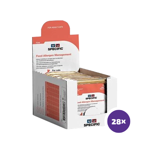 Specific FDW Food Allergen Management for cats 28 x 100 g SAVING PACK