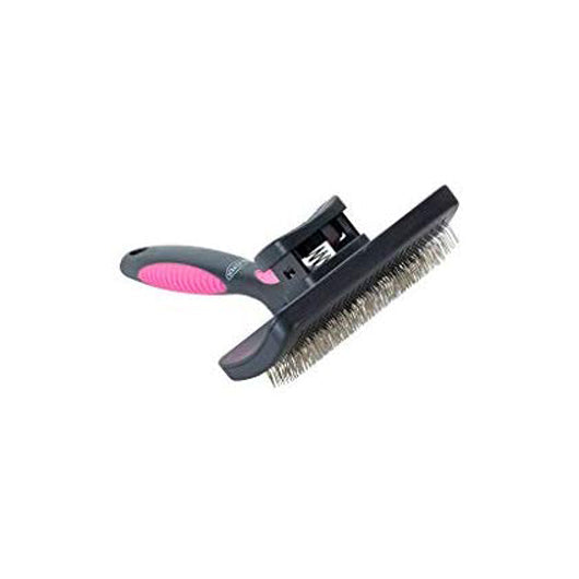 Buster Self-Cleaning Slicker Brush – Soft Pins M