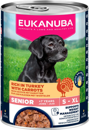 Eukanuba wet food senior turkey with carrots för hund 400 g