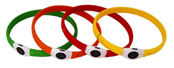 Best Friend brett LED-halsband för hundar justerbart 70 cm