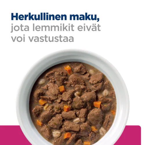 Hill’s Prescription Diet Gastrointestinal Biome kana ja porgandi hautis koertele 12 x 354 g MULTIPAKK